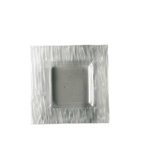 Water Glass Square Plate Clear 